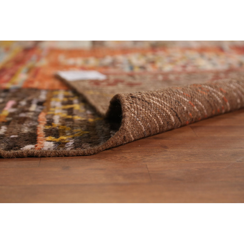 Tapis à motif géométrique oriental marocain 7 x 10