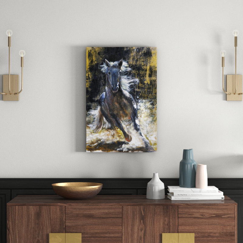 Legend 1 Piece Wrapped Canvas Painting, 76cm x 51cm x 3.81cm
