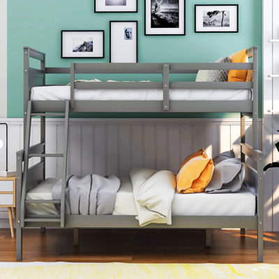Hamdo Kids Bed, Bunk Beds, Kids Bed, Twin Kids Bed With Ladder by Harriet Bee