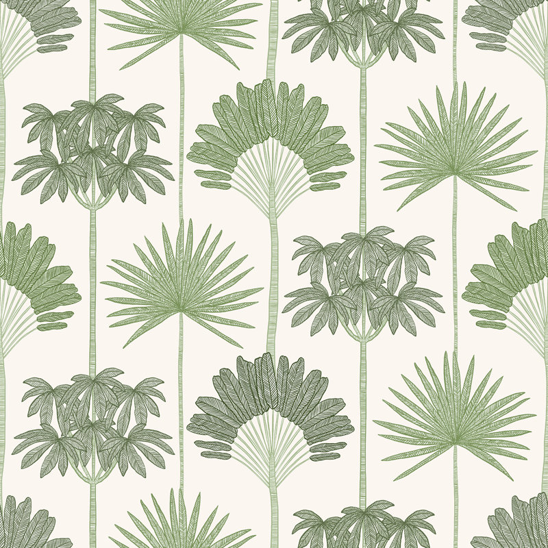 Rouleau de fleurs Popplewell, Vert
