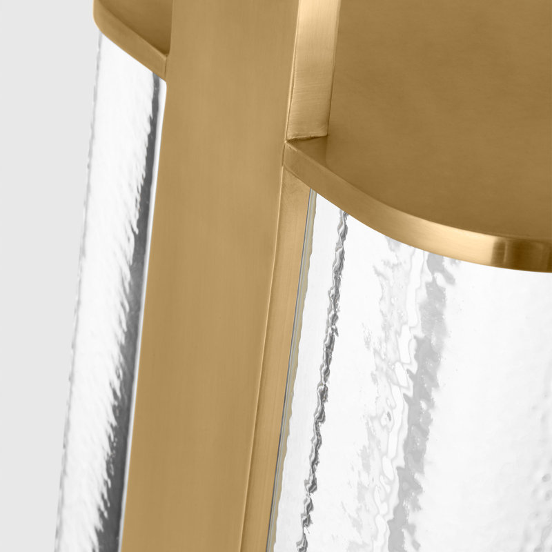 Flacara 24 Rechargeable Lantern, Gold, 15.4" H x 7" W x 7" D