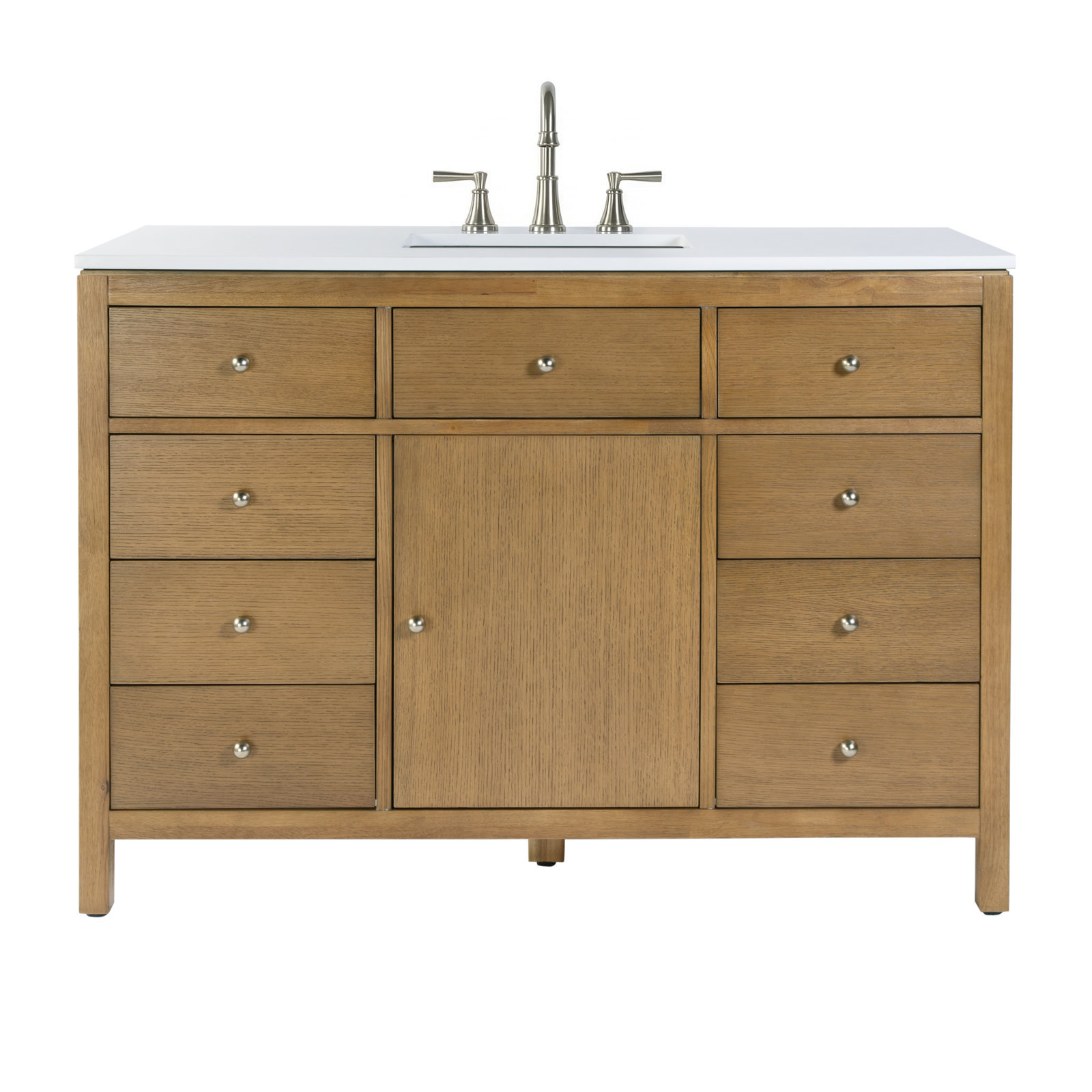 Celine 48" Acacia Single Bathroom Vanity, Natural