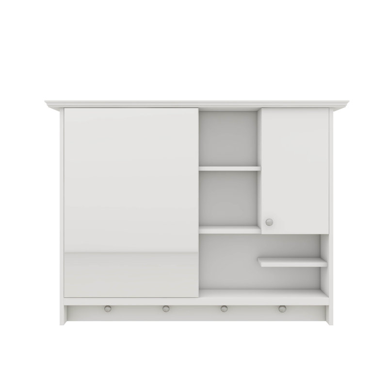 Armoire à miroir murale de 36 pouces, unité de rangement de salle de bain avec tablettes réglables, armoire à pharmacie élégante pour la salle de bain