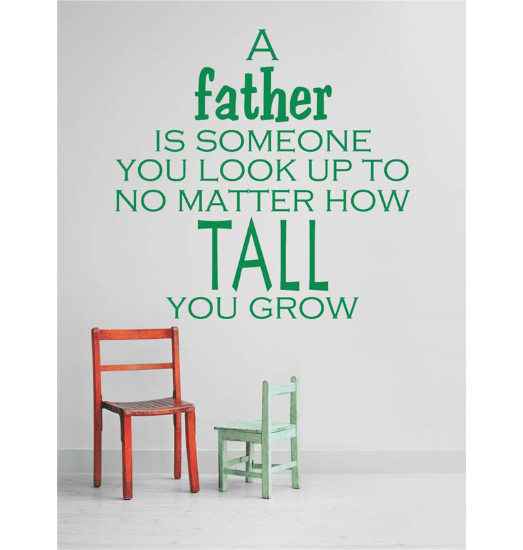 Text & Numbers Wall Decal, 18" H x 18" W x 0.16" D, Green
