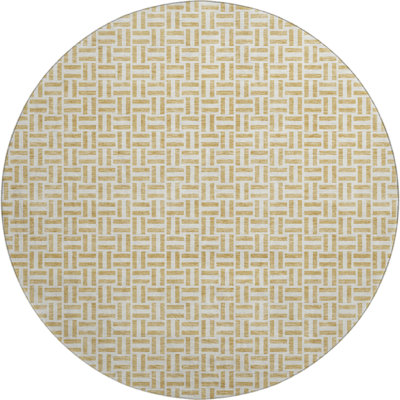 Premium Machine Washable Prisco Gold Rug