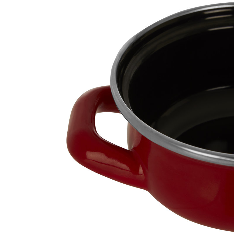 Brambly Cottage Danielburnham 0.4L Aluminum Round Casserole, Red