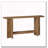Double-Layer Storage Sofa Table