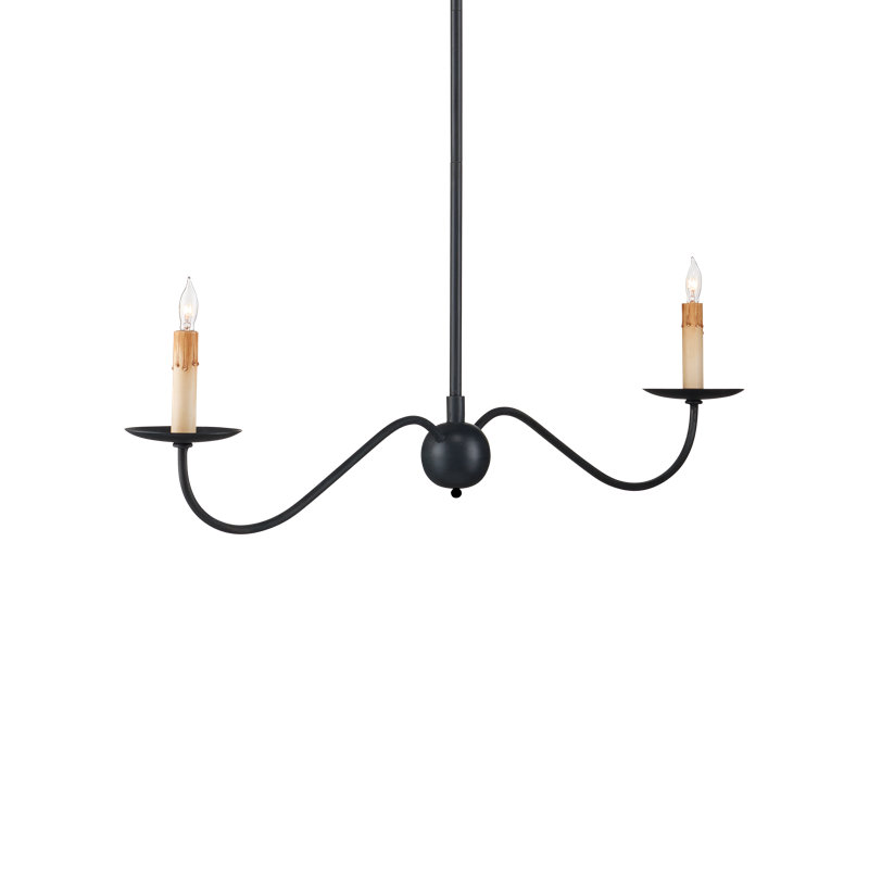 Saxon LED Chandelier, Zanzibar Black