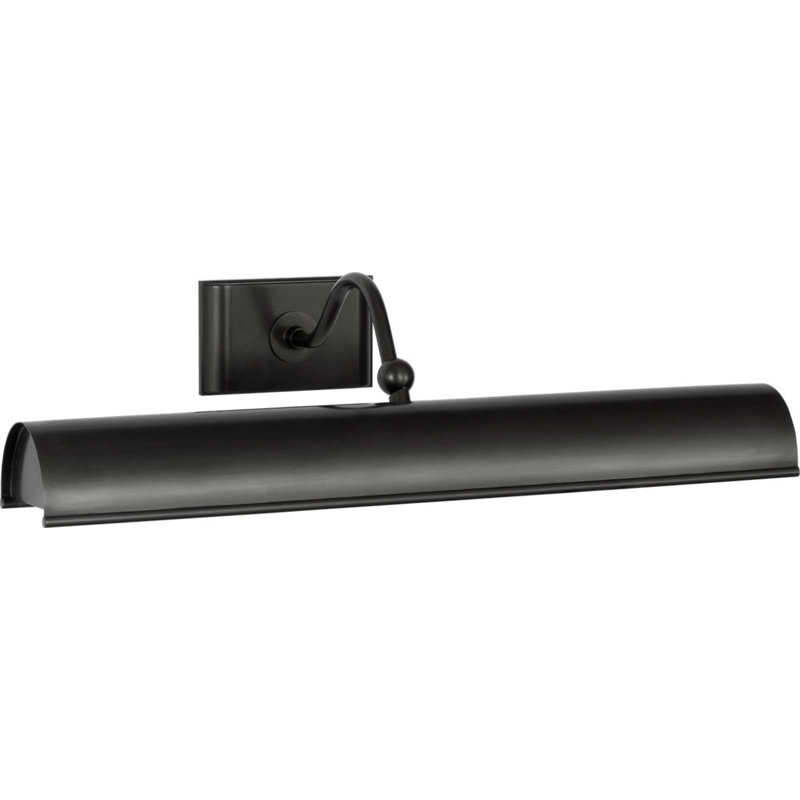 Hessen Picture Light, 4.75" H x 18" W x 9" D, Bronze
