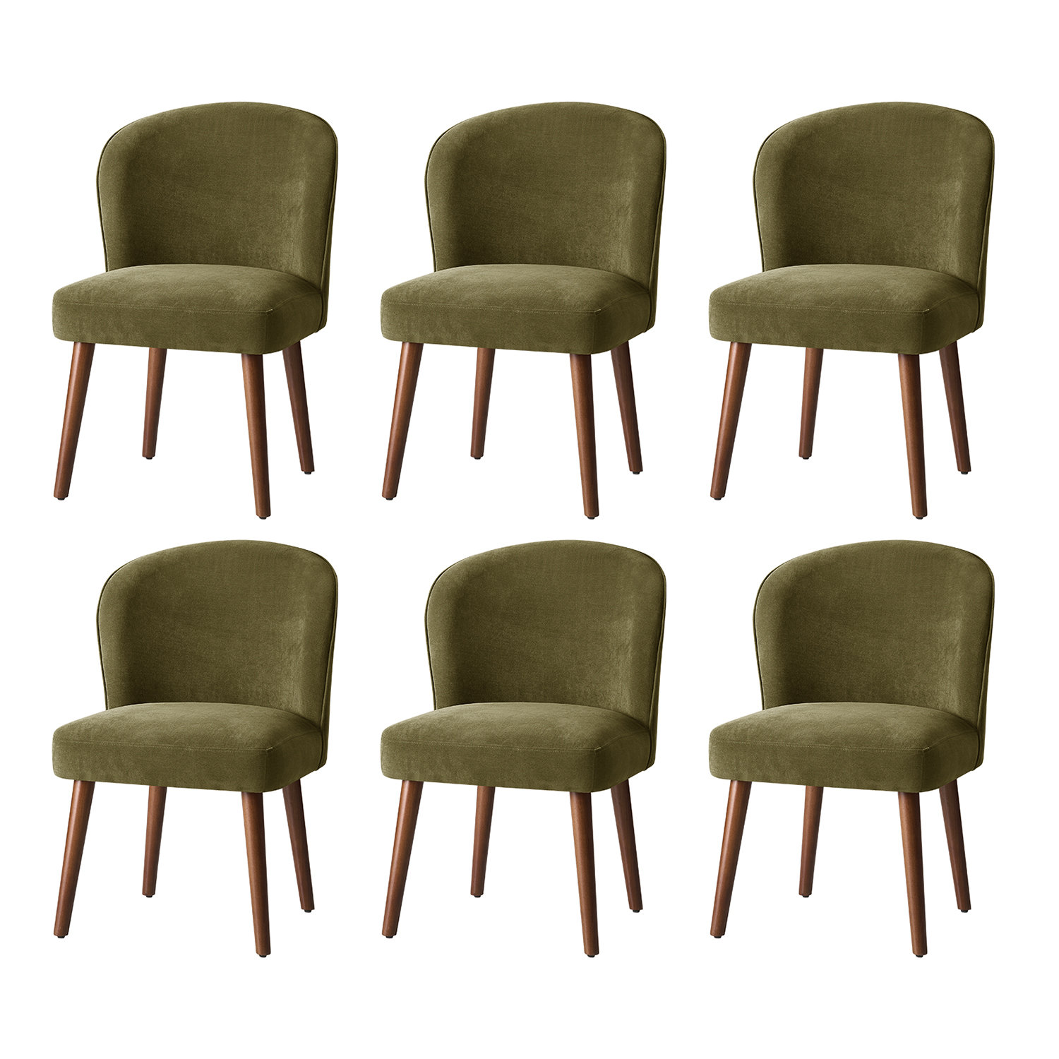 Monticello Dining Chair, 6, Moss
