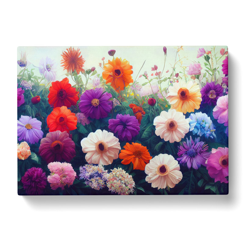 Creative Flower Market - Wrapped Canvas, 40cm H x 60cm W x 3cm D