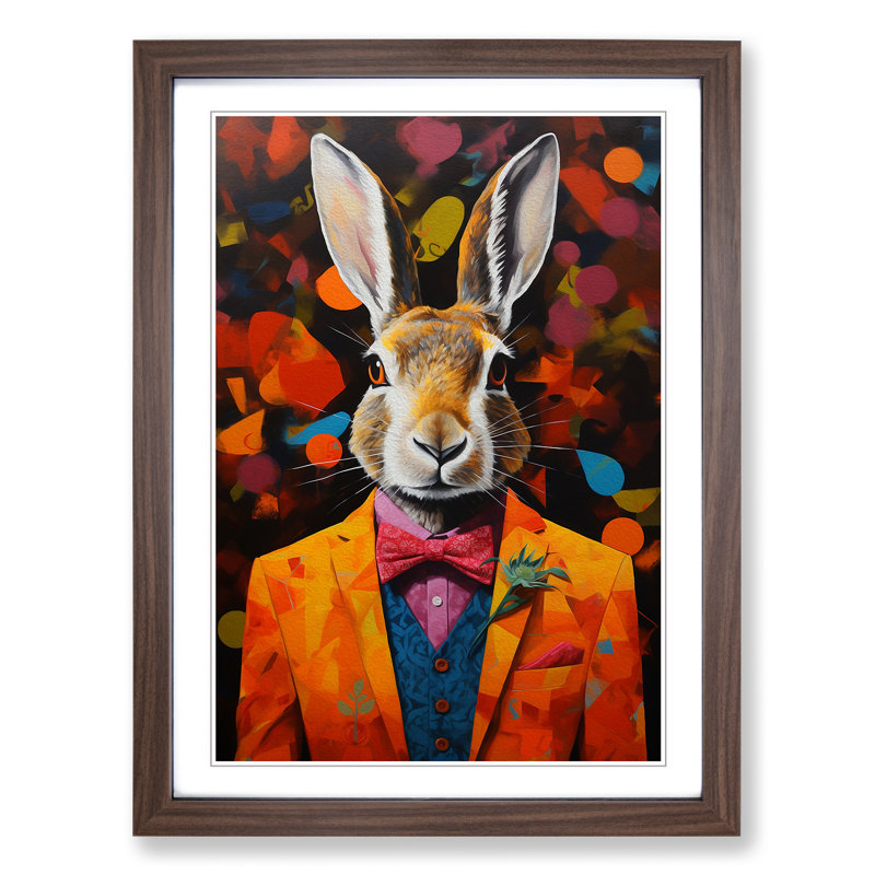 Hare Conceptual Art - Framed Print