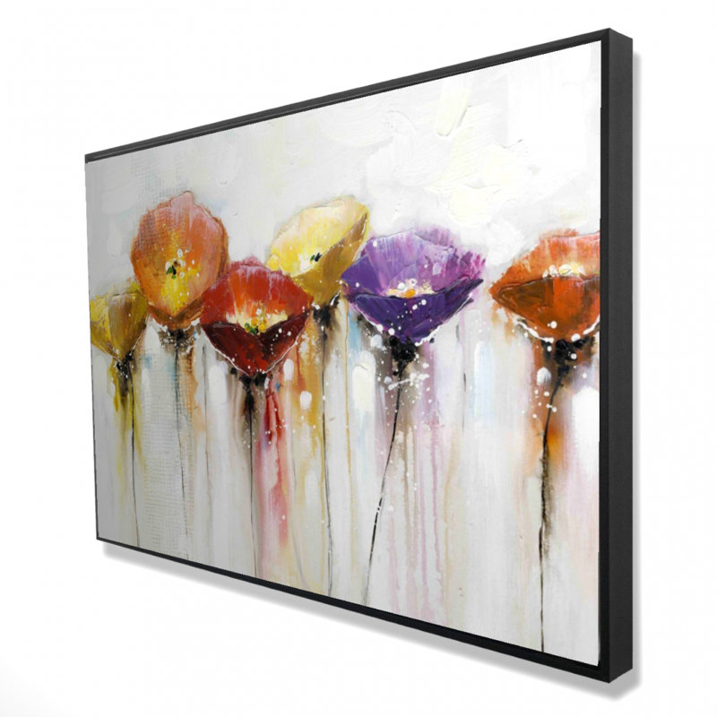 " Multiple Colorful Abstract Flowers "