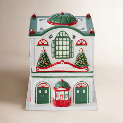 Christmas Tree Lighted Village Theater