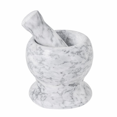 Marble Mortar And Pestle Set