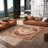 Chemesh Rectangle Area Rug with Non-Slip Backing-713178844-713138786