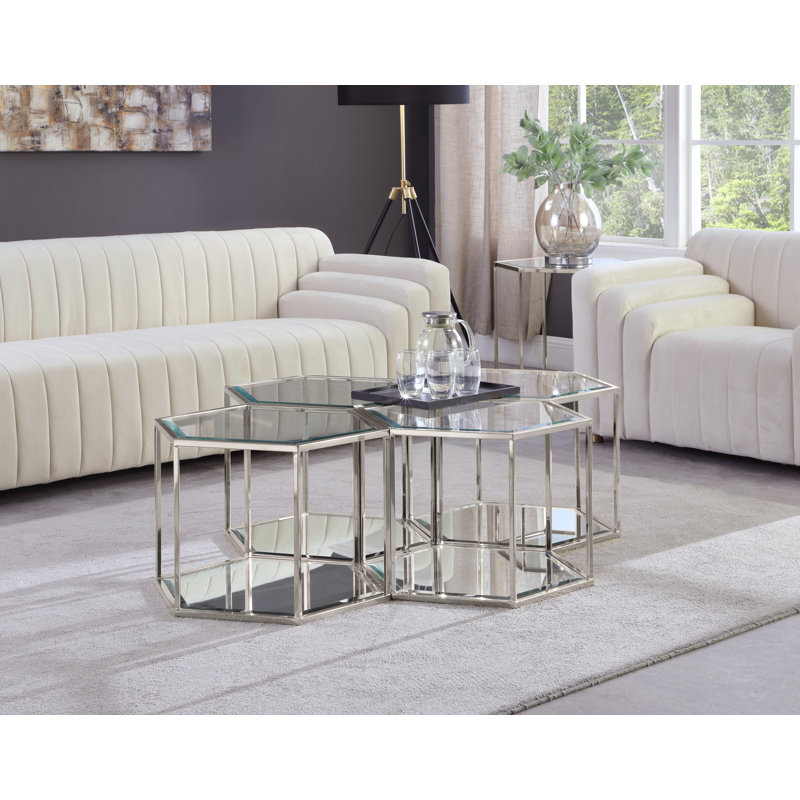 Ensemble de tables basses 2 pièces Dickerson
