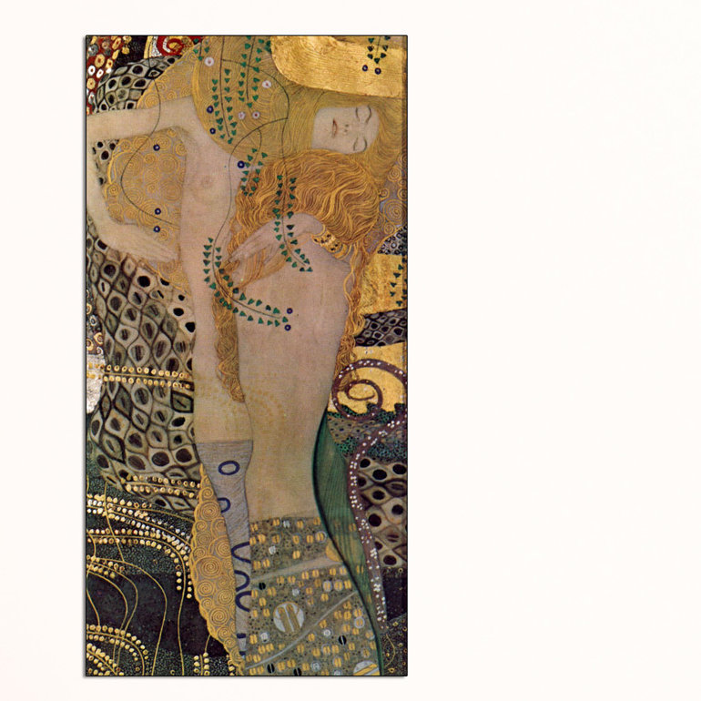 Gustav Klimt - Wrapped Canvas Painting, 140cm H x 70cm W x 1.8cm D