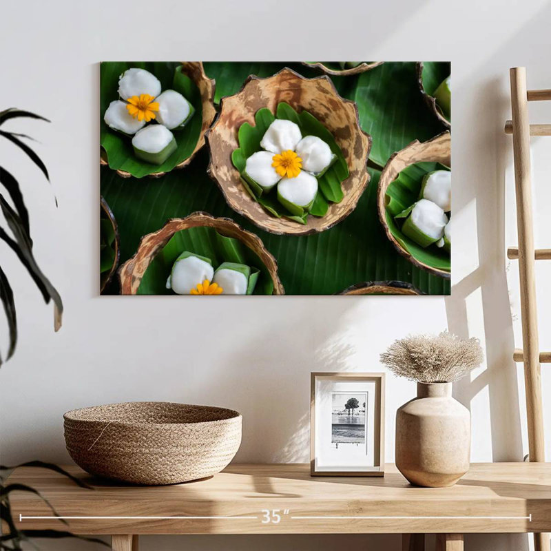 Dessert thaïlandais à la noix de coco, H 16 po x l 24 po