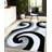 NYC Shag Performance Black White Area Rug-249738220