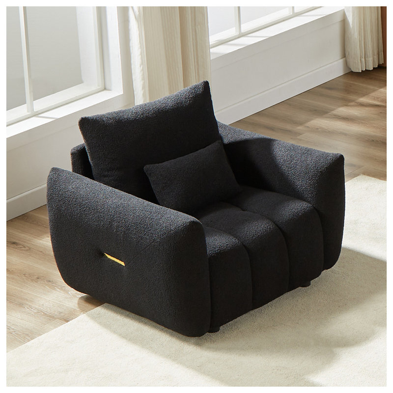 Méridienne en tissu Modern Teddy
