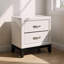 Table de chevet blanche Gatton-875681680