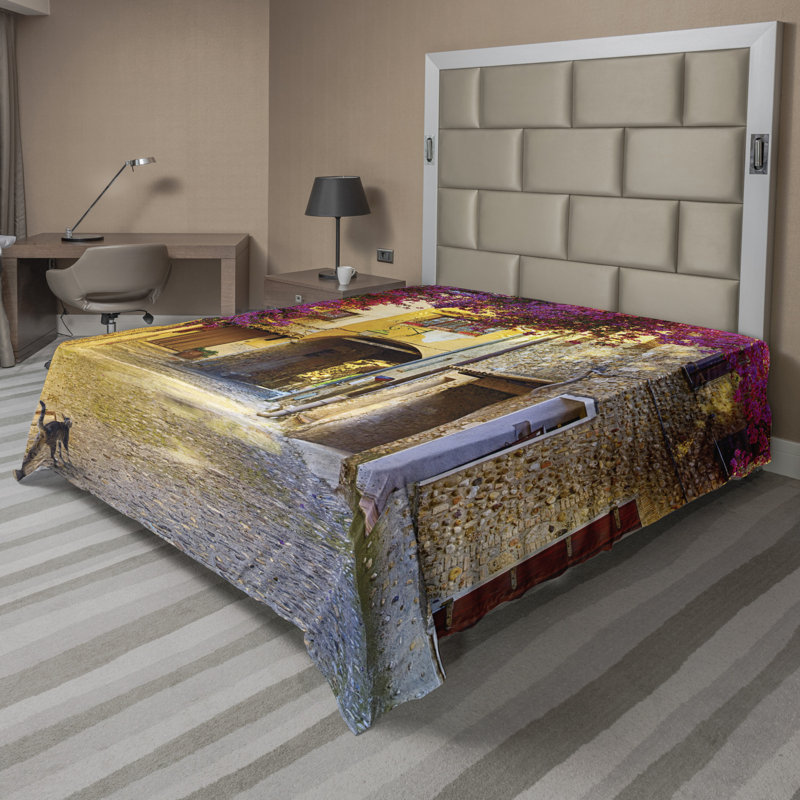 Microfiber No Pattern And Not Solid Color Flat Sheet, California King Flat Sheet