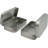 6 Pcs Metal Hinged Tin Box Container Mini Portable Small Storage Container Kit