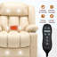 Fauteuil inclinable à deux moteurs Leatherair Infinity-986262807