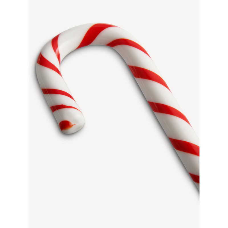 Canne à sucre Polka, Blanc/rouge