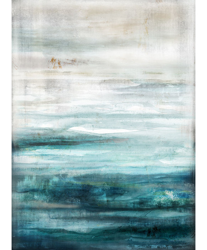 «Oceanside» par Austin Beiv, impression sur toile tendue, Couche de verre, H 64 po x l 47 po x P 1,5 po