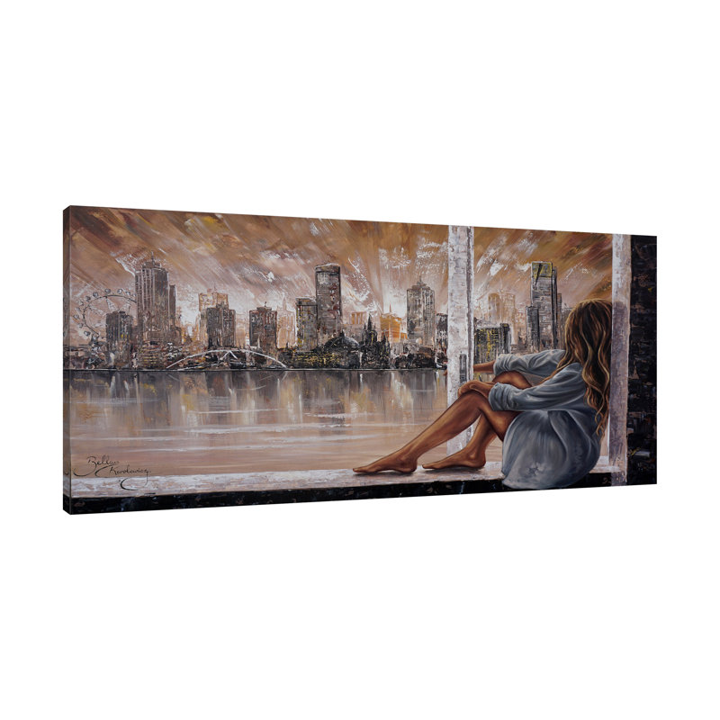 Home Is Where The Heart Is by Isabella Karolewicz - Wrapped Canvas Print, 30 cm H x 61 cm W