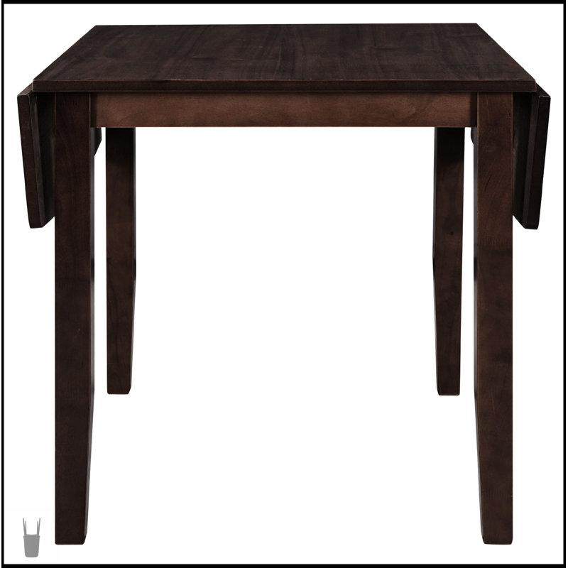 Ensemble de salle à manger 3 pièces avec 2 chaises à dossier en X, parfait pour les petits espaces et les intérieurs modernes.