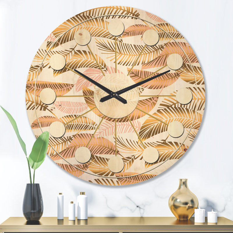 Horloge murale Mid-Century, Grand