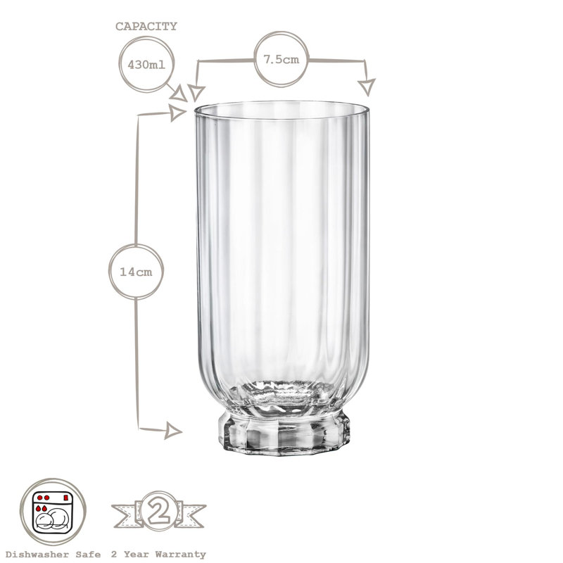 Florian Glassware - Blue