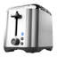 Grille-pain à 2 tranches en acier inoxydable Black toast Rapid