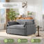 Canapé simple en chenille avec 2 coussins-97766616