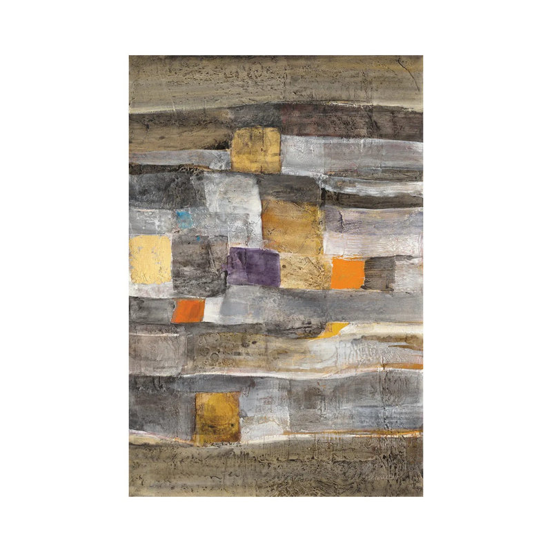 Pueblo II by Albena Hristova - Wrapped Canvas Painting, 20.32 cm H x 30.48 cm W
