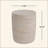 Outdoor/Indoor Lightweight Concrete Side Table