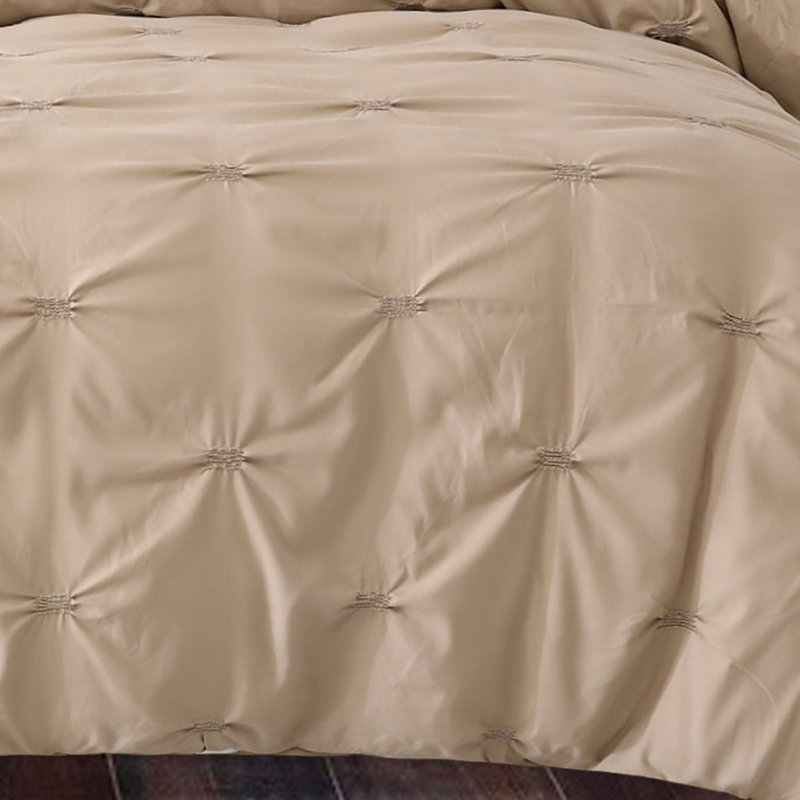 Giddings Microfiber Solid Colour Duvet Cover Set with Pillowcases