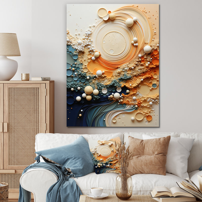 " Serene Sands II ", 32" H x 16" W x 1" D, Wrapped Canvas
