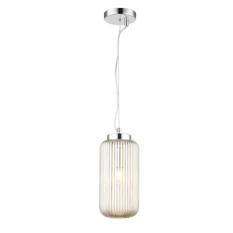 Bravo 1 - Light Polished Chrome Jar Pendant