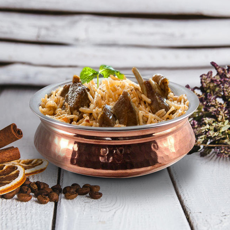 Ebern Designs Brentan Stainless Steel Platter