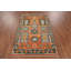 Tapis indien géométrique Kazak 4 x 6