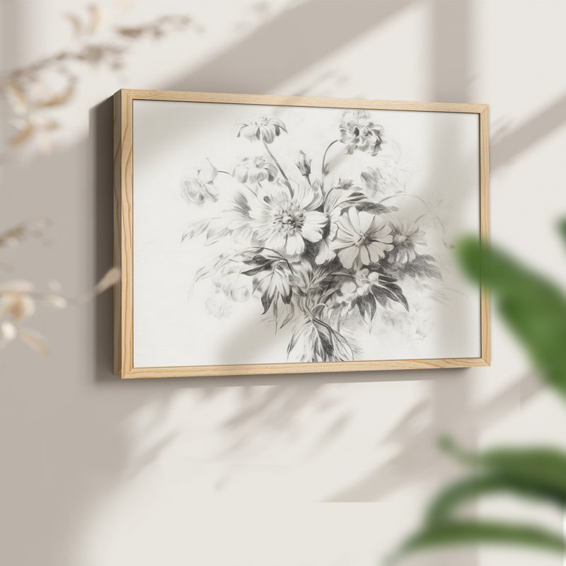 Croquis rétro - Édition encadrée - Restickable, Naturel, H 11 po x l 14 po