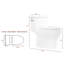 Logmey 1.28 Gallons GPF Elongated Comfort Height Floor Mounted One Piece Toilets (Seat Included)