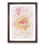 Pink Dahlia Flower Abstract - Picture Frame Painting Print-56859420-56859424