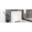 Meuble-lavabo en céramique 36 po, 4 tiroirs, finition peinte, fabrication solide, blanc 36 po avec lavabo, matériau interdite-645340847