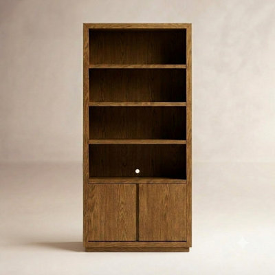 Chris 36" Oak Bookcase