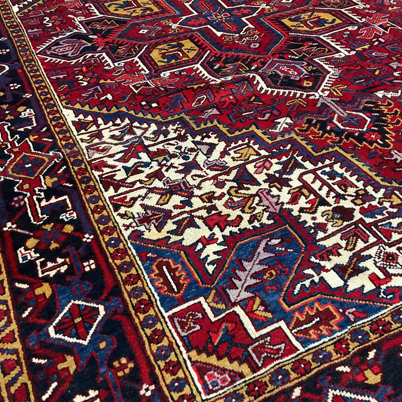 HERAT ORIENTAL Handmade Heriz Wool Rug